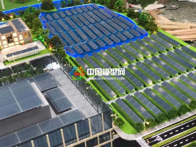 光伏電站太陽能應用場景發(fā)電沙盤模型